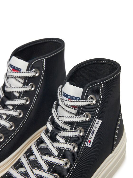 Tommy Jeans Tommy Jeans Trampki Foxing EN0EN02704 Czarny