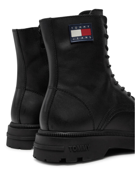 Tommy Jeans Tommy Jeans Schnürstiefeletten EM0EM01471 Schwarz