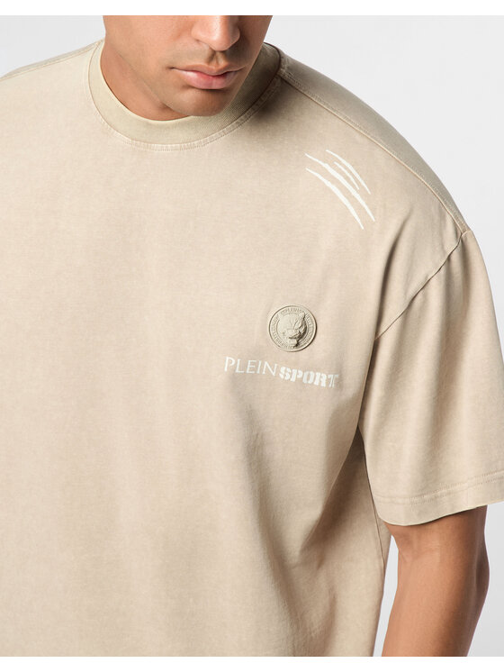 Plein Sport Plein Sport T-shirt 27919 Beige Regular Fit