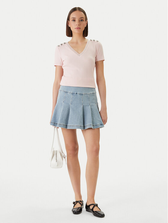 Morgan Morgan Джинсова спідниця 261-JTALA Голубий Regular Fit