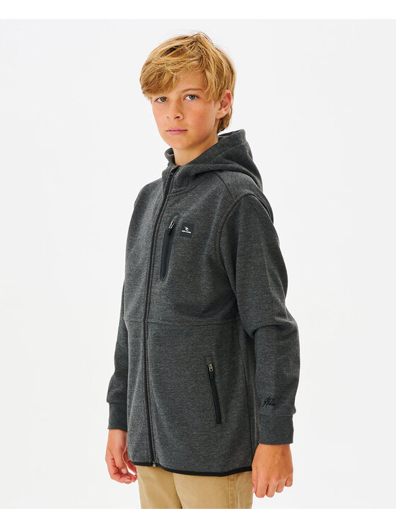 Rip Curl Rip Curl Bluza Anti Series Departed Zip -Boy Szary Standard Fit