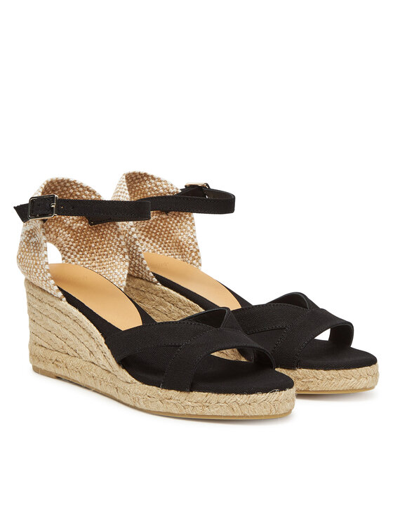 Castañer Castañer Espadryle Bruna/6/001 025533 Czarny
