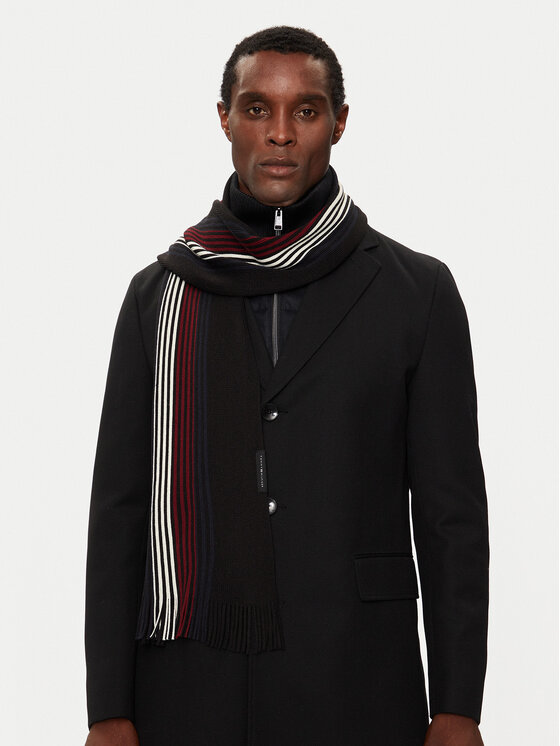 Tommy Hilfiger Tommy Hilfiger Šalikas Corp Love AM0AM12833 Juoda