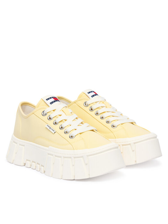 Tommy Jeans Tommy Jeans Laisvalaikio batai Tj Platform Sneaker EN0EN03098 Šviesiai geltona