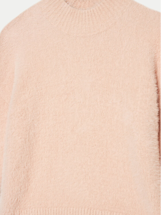 United Colors Of Benetton United Colors Of Benetton Rollkragenpullover 19BAC200I Rosa Regular Fit