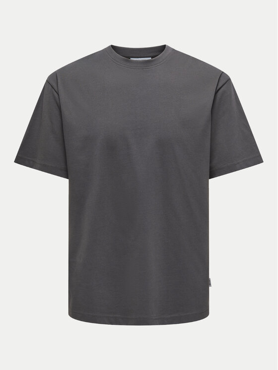 Only & Sons Only & Sons Тишърт Fred 22022532 Сив Relaxed Fit