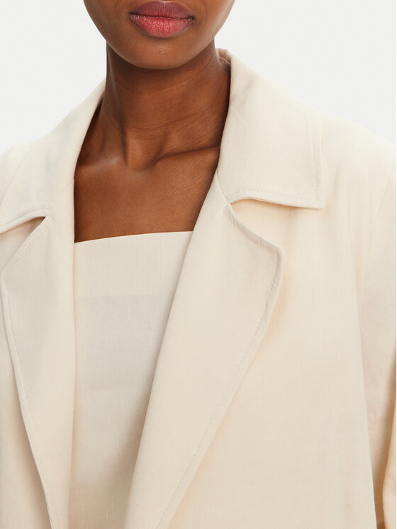 Marella Marella Sacou Malibu 2513041055 Écru Relaxed Fit