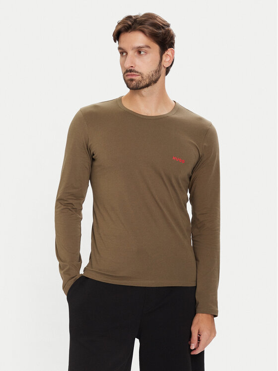 HUGO HUGO Rinkinys: 3 ilgarankoviai marškinėliai 50492631 Spalvota Regular Fit