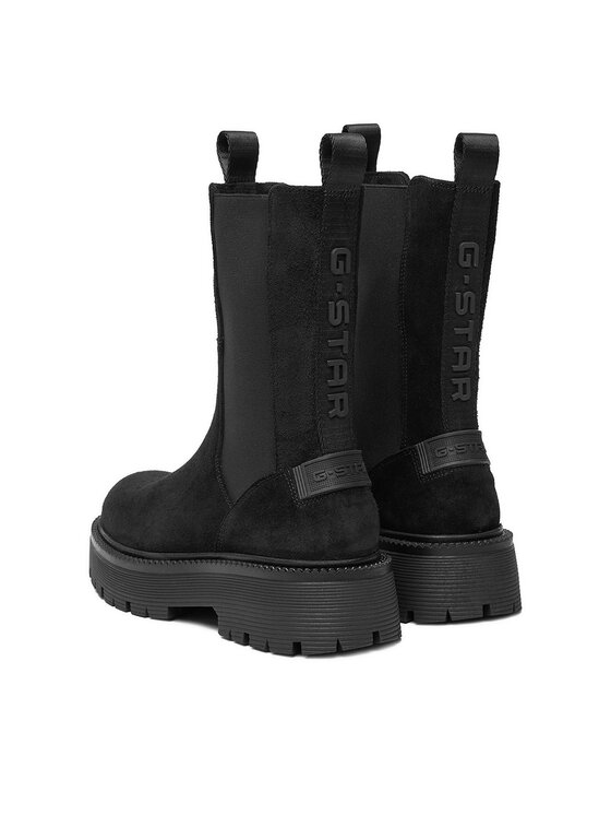 G-Star Raw G-Star Raw Členková obuv s elastickým prvkom EO-YASEMIN-70861S Čierna
