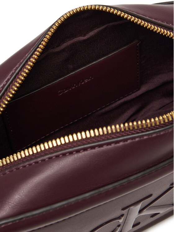 Calvin Klein Calvin Klein Torebka Bold Ck Camera Bag LV04F3220G Bordowy