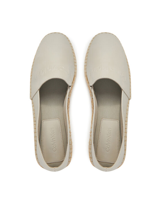 Calvin Klein Calvin Klein Espadryle Espadrille Lth HM0HM01882 Szary