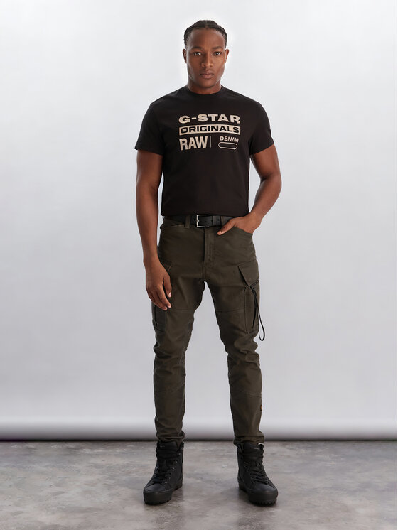 G-Star Raw G-Star Raw Tricou Originals D25969-C506 1214 Negru Regular Fit