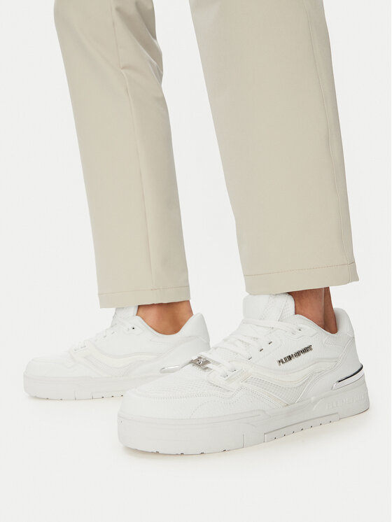 Plein Sport Plein Sport Sneakersy SAFS USC0845 STE003N Biały
