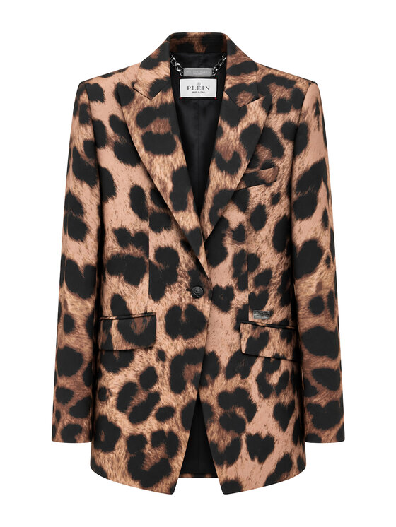 PHILIPP PLEIN PHILIPP PLEIN Marynarka 31571 Brązowy Loose Fit