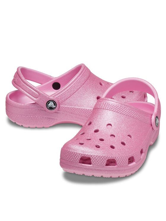 Crocs Crocs Natikače Classic Glitter Clog K 206993 Ružičasta