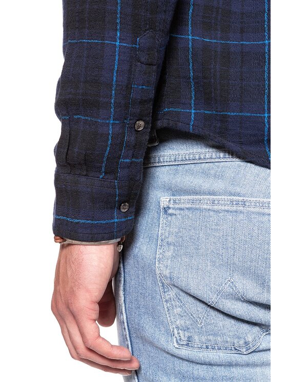 Wrangler Wrangler Camicia 2PKT MODERN WEST Nero Regular Fit