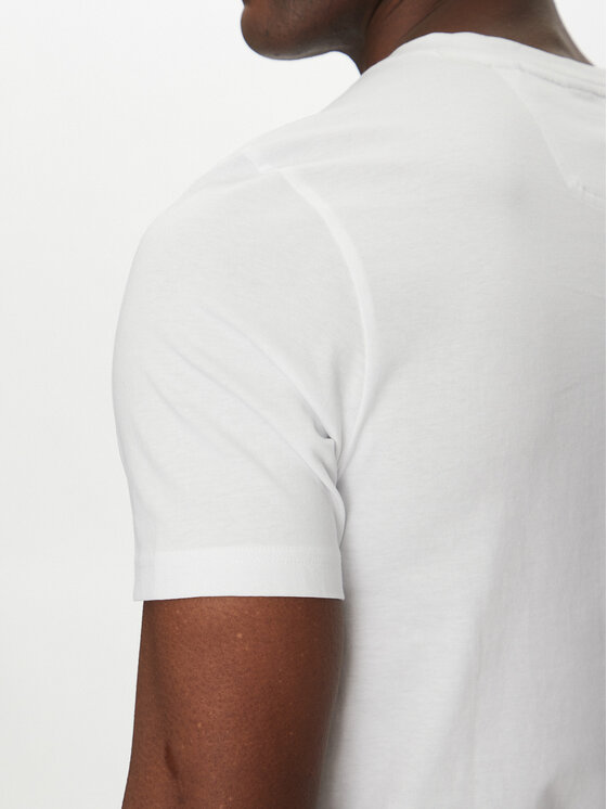BOSS BOSS Tricou Glamping 50537834 Alb Regular Fit
