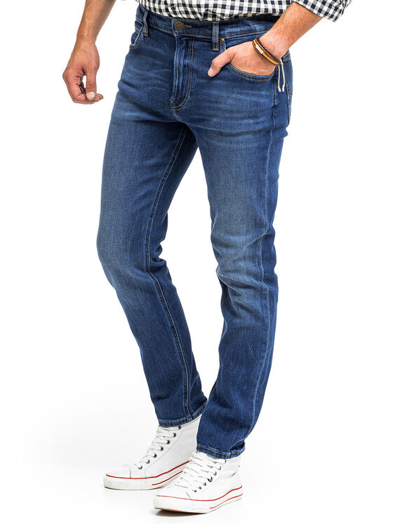 Lee Lee Jeansy AUSTIN Niebieski Straight Fit