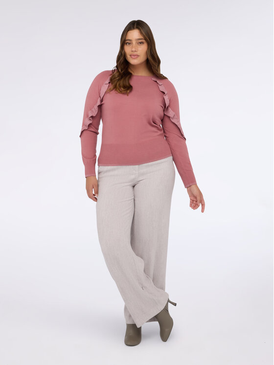 Fiorella Rubino Fiorella Rubino Maglione M040L008302N006 Rosa Regular Fit