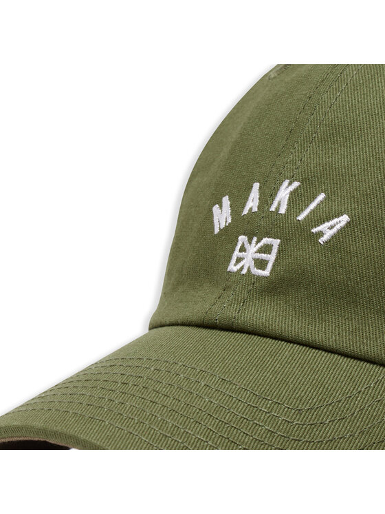 Makia Makia Kepurė su snapeliu Brand U82071 Žalia