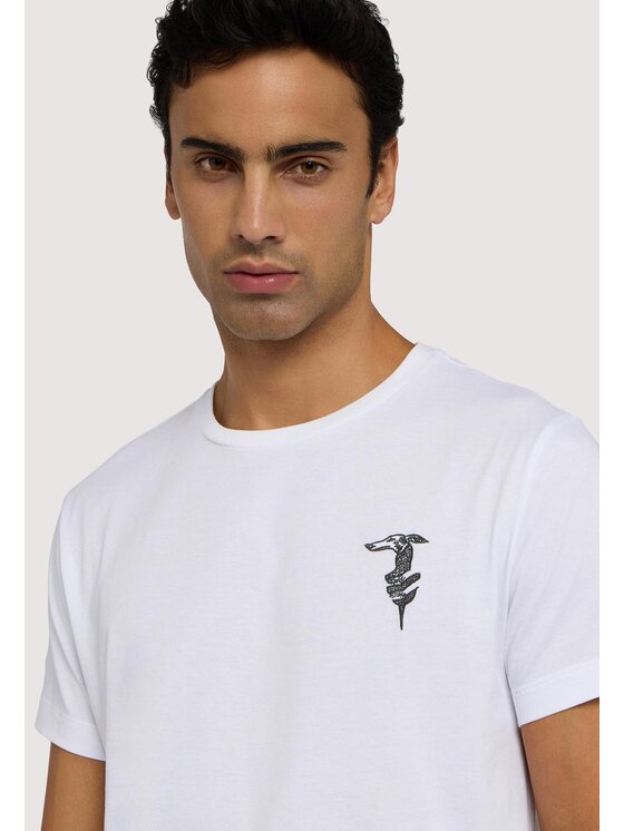 Trussardi Trussardi T-shirt G0278200050N001 Bianco Regular Fit