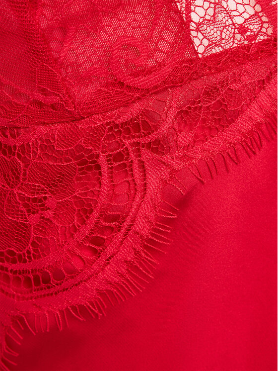 Hunkemöller Hunkemöller Nočna srajca Aldana 204996 Rdeča Regular Fit