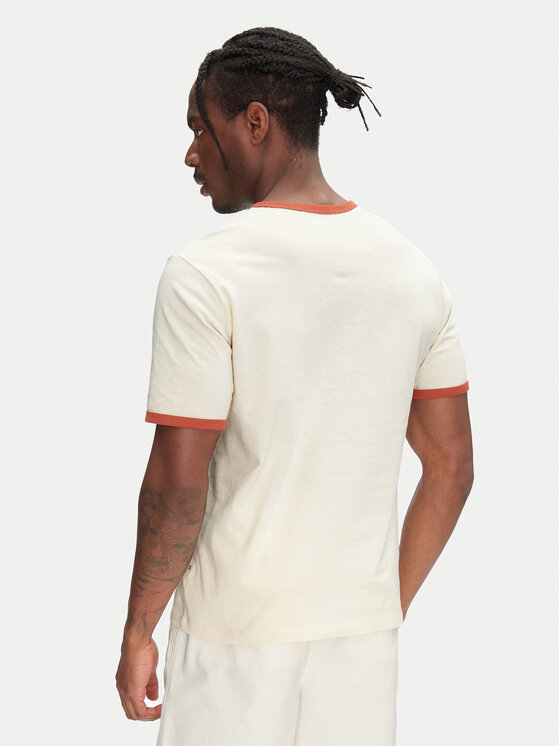Jack&Jones Jack&Jones Majica Ringer 12277262 Écru Regular Fit