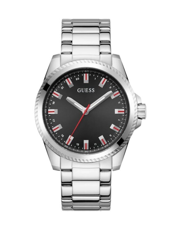 Guess Guess Hodinky GW0718G1 Strieborná
