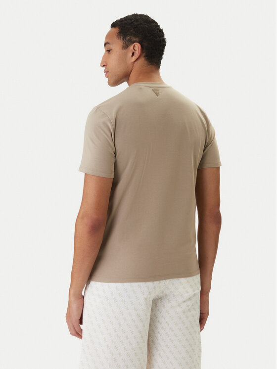 Guess Guess T-Shirt Z2YI11 J1314 Béžová Regular Fit