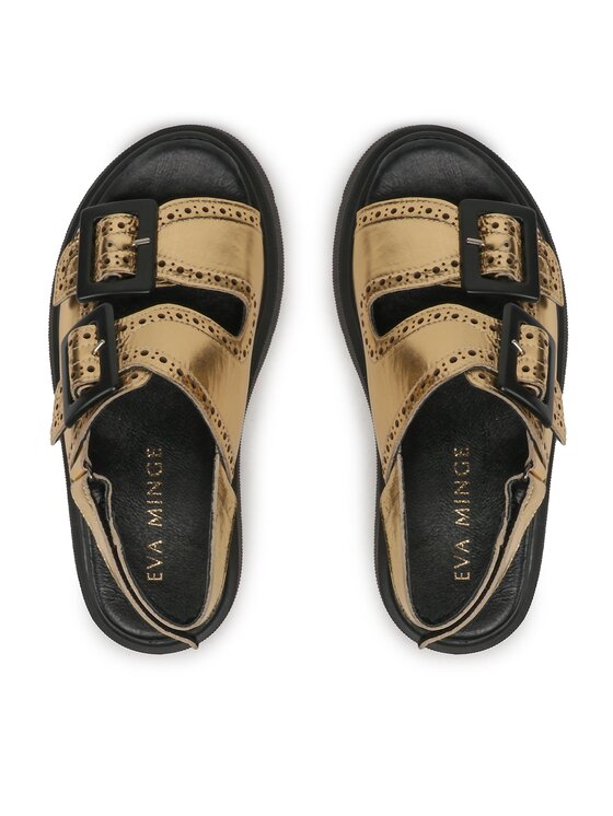 Eva Minge Eva Minge Sandalen EM-102-13-001653 Goldfarben