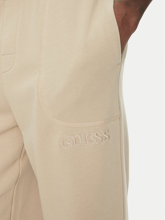 Guess Guess Долнище анцуг U5RB00 KCO31 Бежов Regular Fit