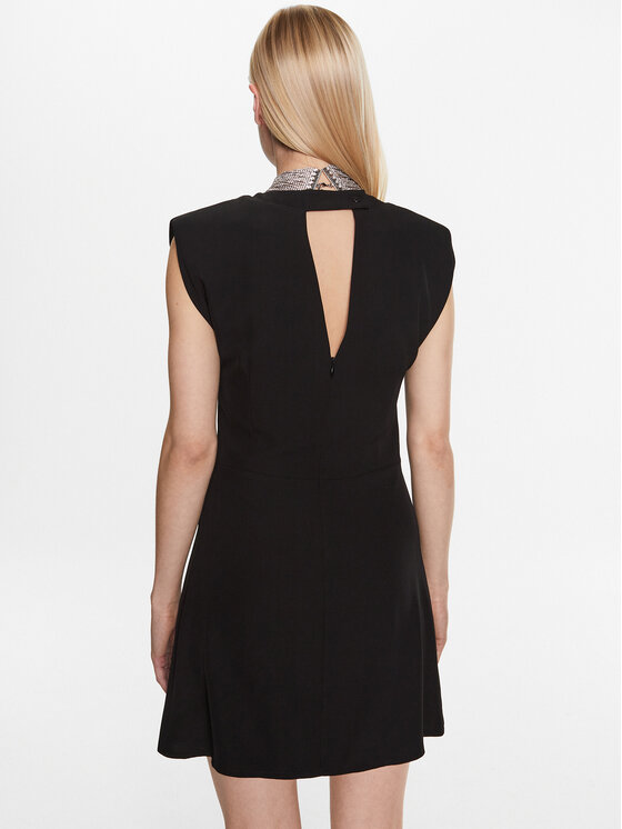 Kontatto Kontatto Kokteilikleit NO1006 Must Slim Fit