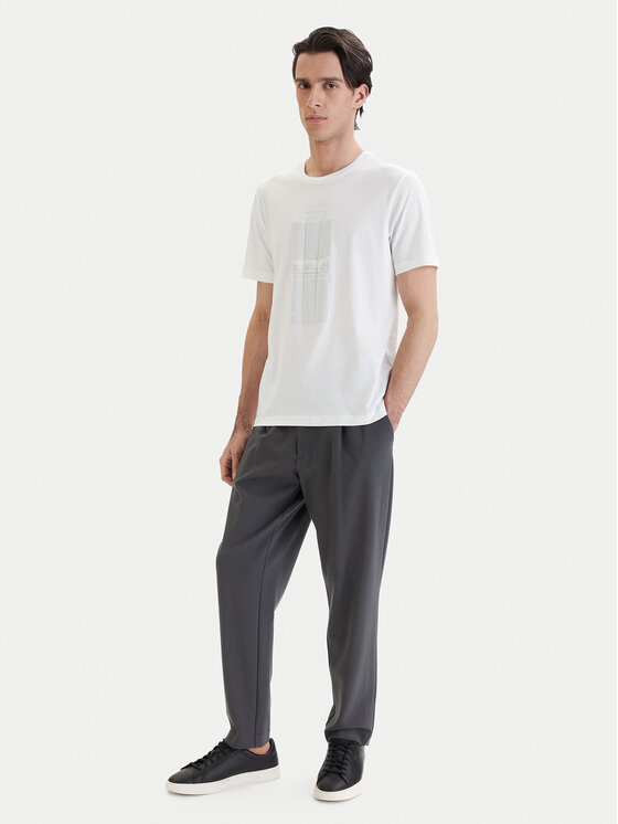 BOSS BOSS T-Shirt PS Spirit70 Grx 50559811 Bílá Regular Fit