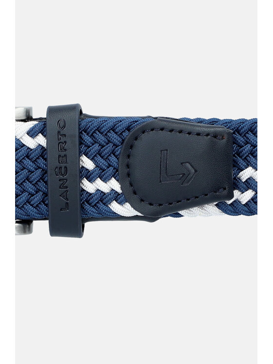 Lancerto Lancerto Pasek Męski Pleat PS090124000017 Granatowy