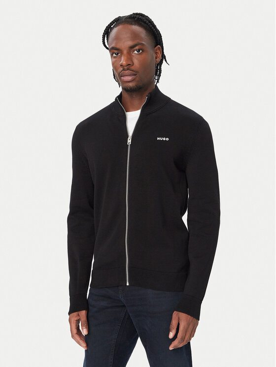 HUGO Kardiganas San Jacomo-C 50553606 Juoda Regular Fit
