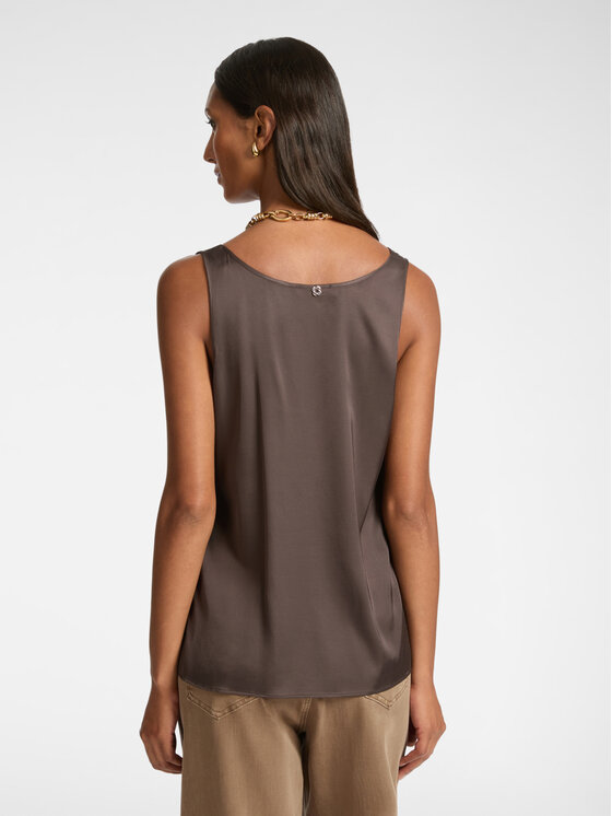 Elena Mirò Elena Mirò Top D105P000024N032 Marrone Regular Fit