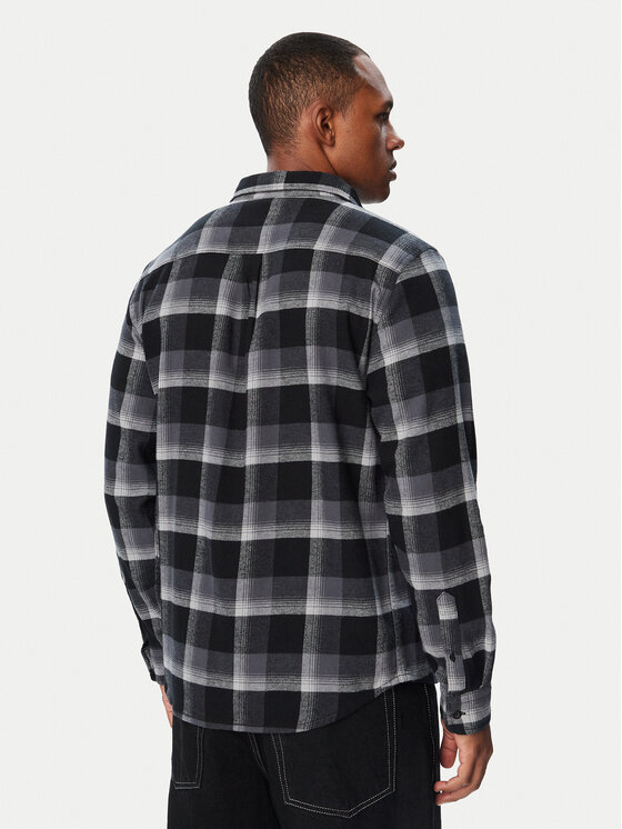 Quiksilver Quiksilver Риза Motherfly Plaid EQYWT04712 Черен Regular Fit