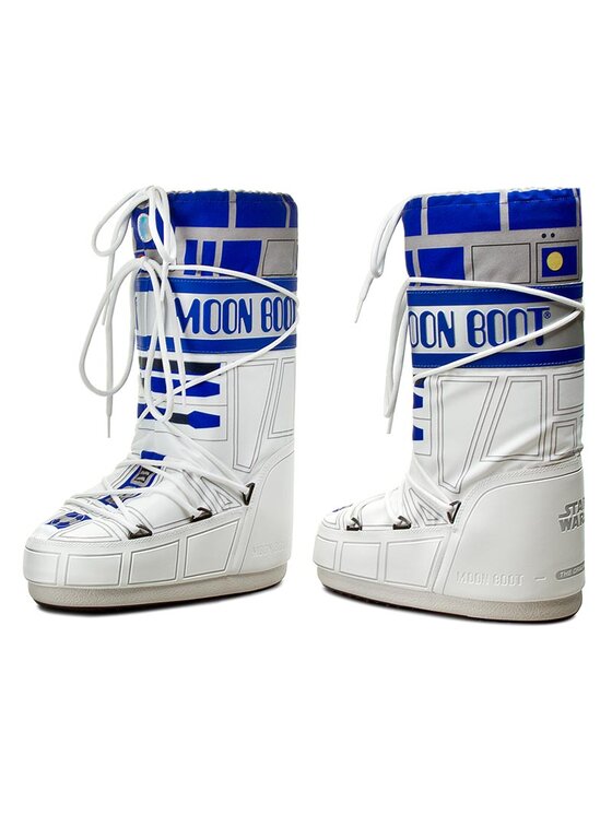 Moon Boot niegowce Sw R2 D2 14021100001 Bia y Modivo.pl