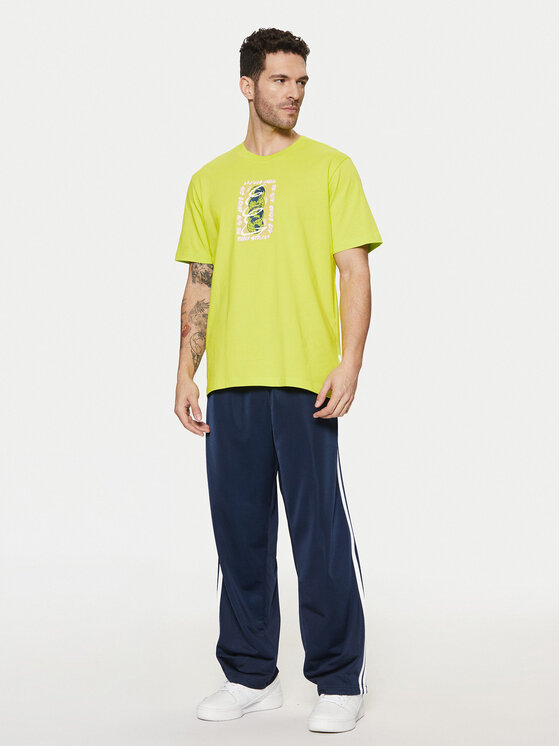 adidas adidas T-krekls Trefoil Series JD0675 Zaļš Regular Fit