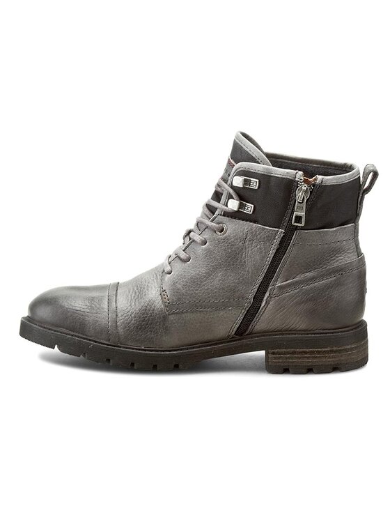 Tommy Hilfiger Kozaki Curtis 13A FM56821742 Szary Modivo.pl