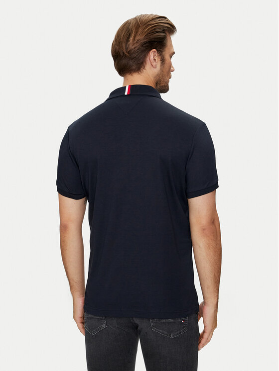 Tommy Hilfiger Tommy Hilfiger Tricou polo Essential MW0MW35585 Bleumarin Regular Fit