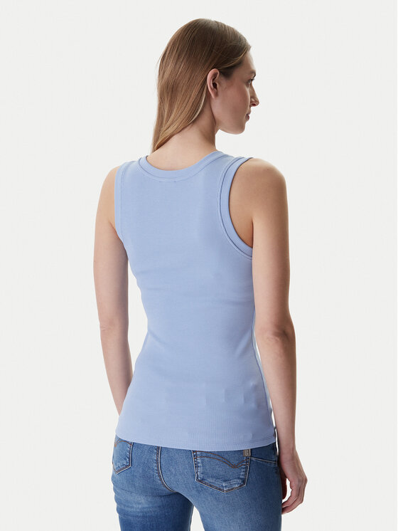 Fracomina Fracomina Top FP26ST2001J40101 Celeste Slim Fit