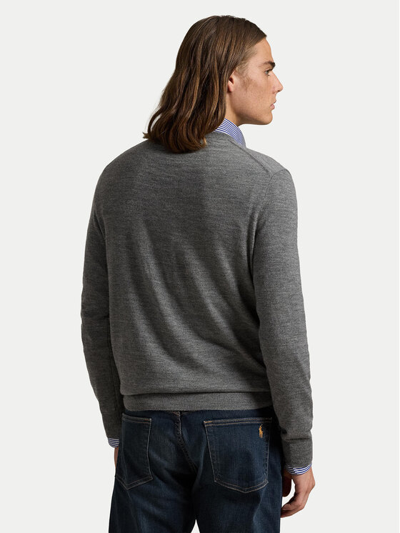 Polo Ralph Lauren Polo Ralph Lauren Пуловер 710941105002 Тъмносив Regular Fit