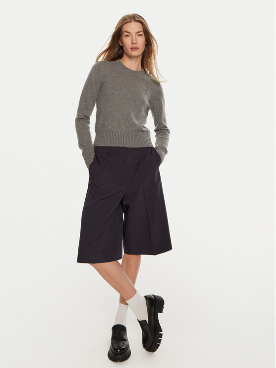 AMI PARIS AMI PARIS Πουλόβερ FKS057005 Γκρι Regular Fit