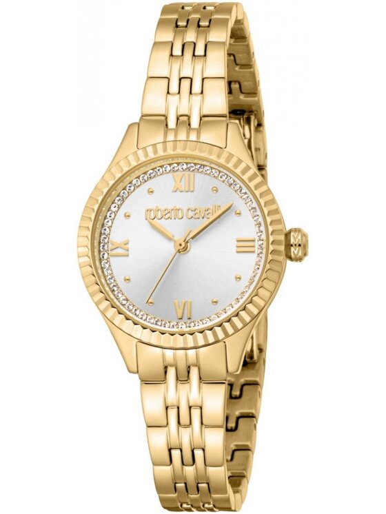 Roberto Cavalli Roberto Cavalli Zegarek RC5L124M0055 Złoty