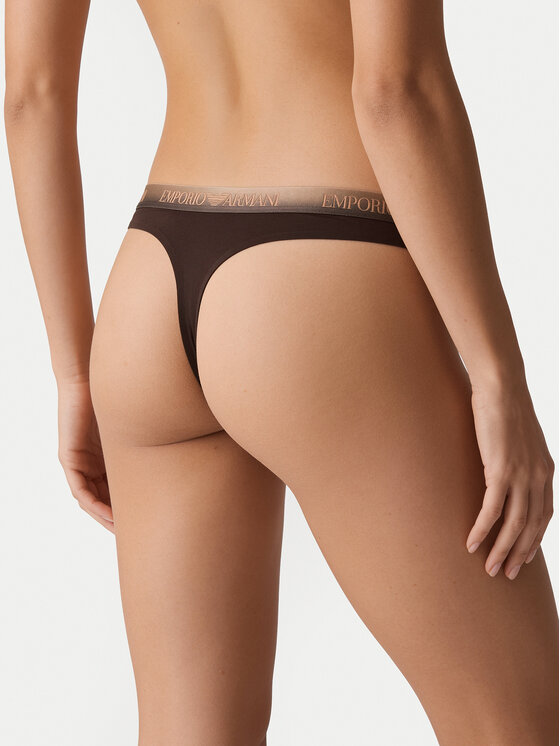 Emporio Armani Underwear Emporio Armani Underwear Stringide komplekt EW000402 AF25572 U6279 Tumepruun