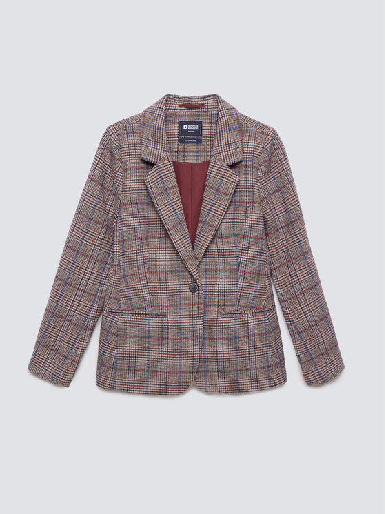 BIG STAR BIG STAR Marynarka LINNETA Kolorowy Slim Fit
