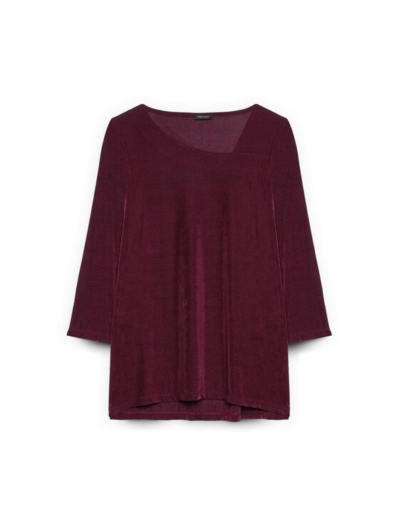 Fiorella Rubino Fiorella Rubino T-shirt G257L008577N036 Bordeaux Regular Fit