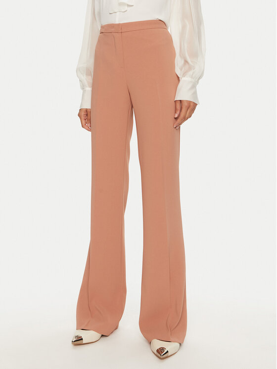 PINKO PINKO Hlače Hulka 100054 7624 Smeđa Regular Fit