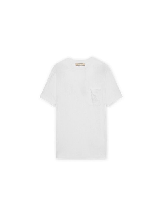 Trussardi Trussardi T-Shirt G0298100128N001 Biały Regular Fit
